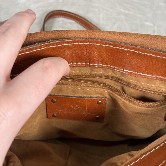 PATRICIA NASH Medium Leather Backpack Vintage Benefits Charity - Picture 16 of 16